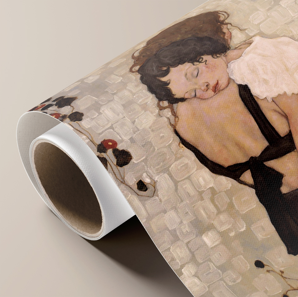 Mother and Sleeping Child - By Gustav Klimt | MUR Gallery